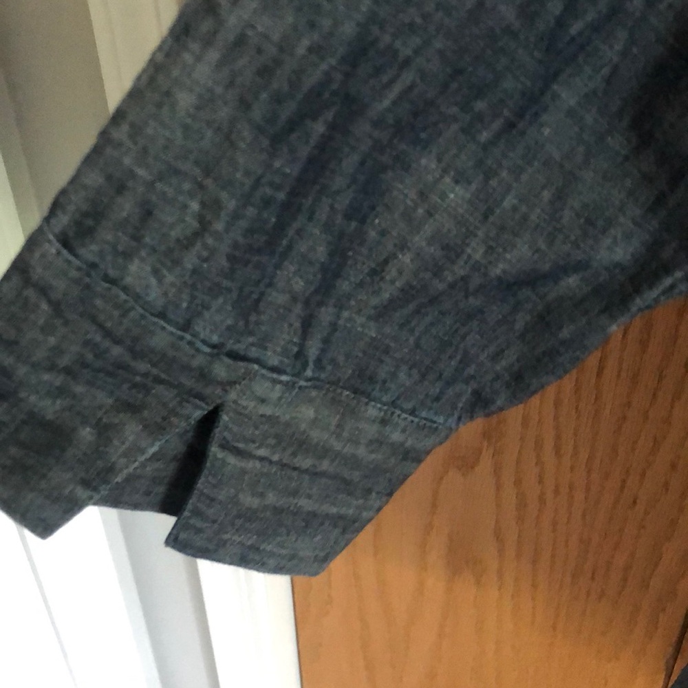 Chico's Denim Blue Shirt size L/XL - Picture 6 of 9